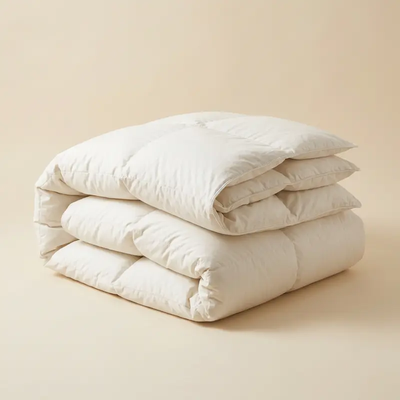 Fenn down duvet insert in White