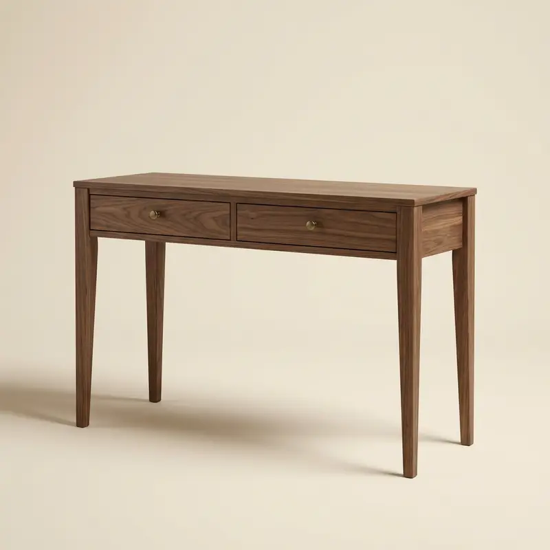 Wren walnut console table in Walnut